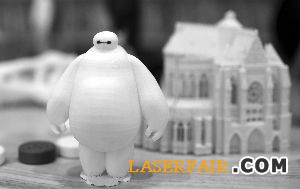 3D打印出來(lái)的“大白”、真人模型