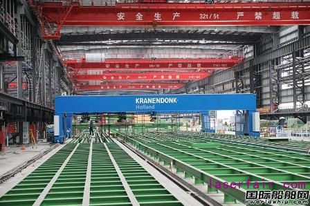外高橋造船郵輪薄板中心項目有序推進