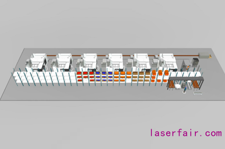  Fastems旗艦版定制型柔性自動化系統(tǒng)——MLS，在集成多臺機加設(shè)備的同時，還將自動去毛刺單元、機內(nèi)檢測、視覺系統(tǒng)、打印機、集中切屑處理系統(tǒng)、中央冷卻系統(tǒng)等一系列生產(chǎn)輔助設(shè)備靈活集成到生產(chǎn)線中。