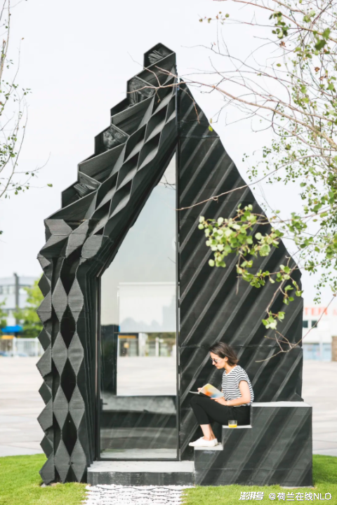 DUS建筑師建造的3D打印迷你小屋，來源：Sophie van den Hoek